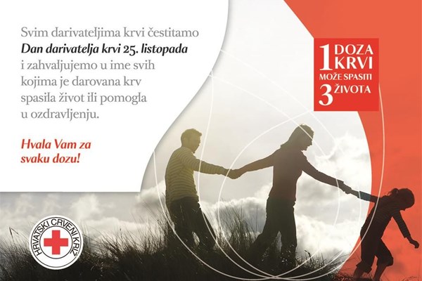 Svim darivateljicama i darivateljima krvi čestitamo njihov dan!